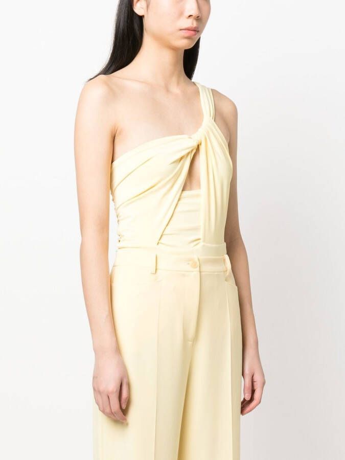 Patrizia Pepe Asymmetrische top Geel