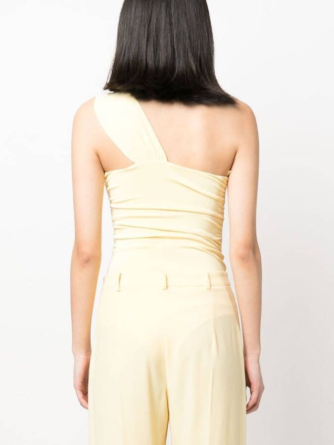 Patrizia Pepe Asymmetrische top Geel