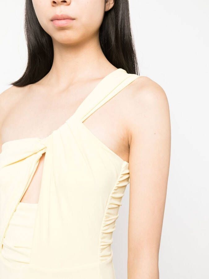 Patrizia Pepe Asymmetrische top Geel
