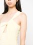 Patrizia Pepe Asymmetrische top Geel - Thumbnail 6