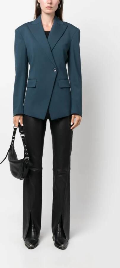 Patrizia Pepe Blazer met dubbele rij knopen Blauw