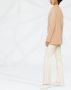 PATRIZIA PEPE Elegante Lange Beige Blazer Jas Beige Dames - Thumbnail 2