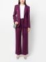 Patrizia Pepe Blazer met twee knopen Paars - Thumbnail 2