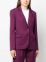 Patrizia Pepe Blazer met twee knopen Paars - Thumbnail 3