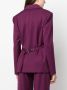 Patrizia Pepe Blazer met twee knopen Paars - Thumbnail 4