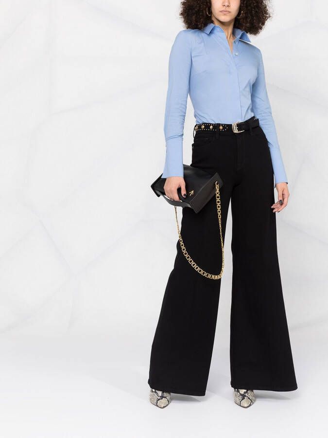 Patrizia Pepe Body met blouse Blauw