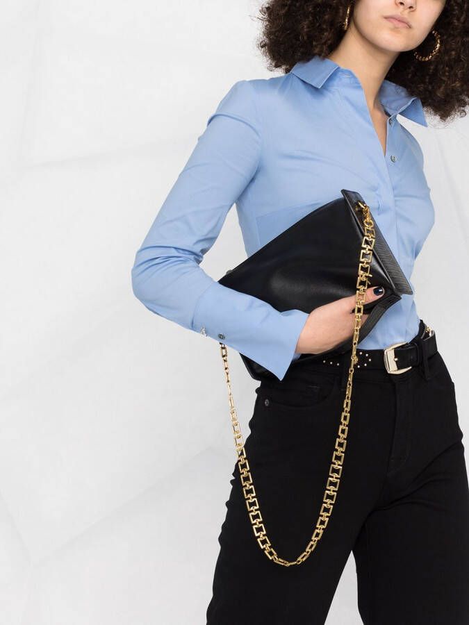 Patrizia Pepe Body met blouse Blauw