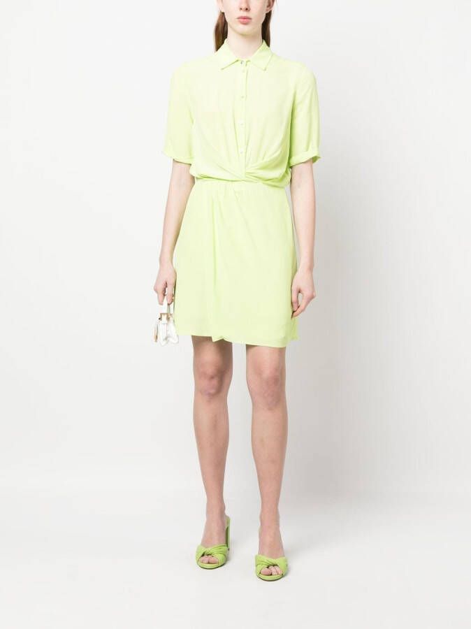 Patrizia Pepe Button-down blousejurk Groen