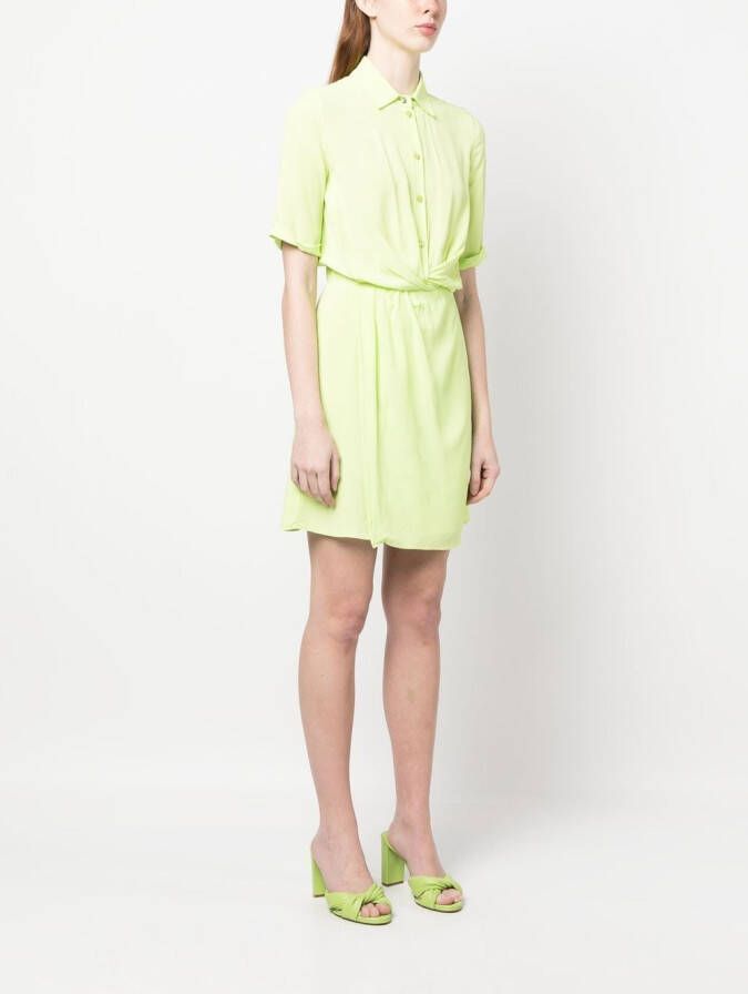 Patrizia Pepe Button-down blousejurk Groen