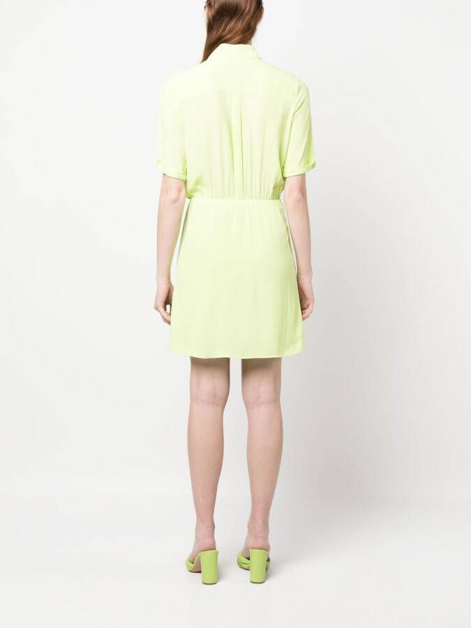 Patrizia Pepe Button-down blousejurk Groen