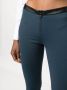 Patrizia Pepe contrast-waistband flared trousers Blauw - Thumbnail 5