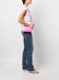 Patrizia Pepe Crossbodytas met logoplakkaat Roze - Thumbnail 2