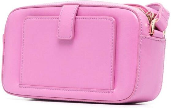 Patrizia Pepe Crossbodytas met logoplakkaat Roze
