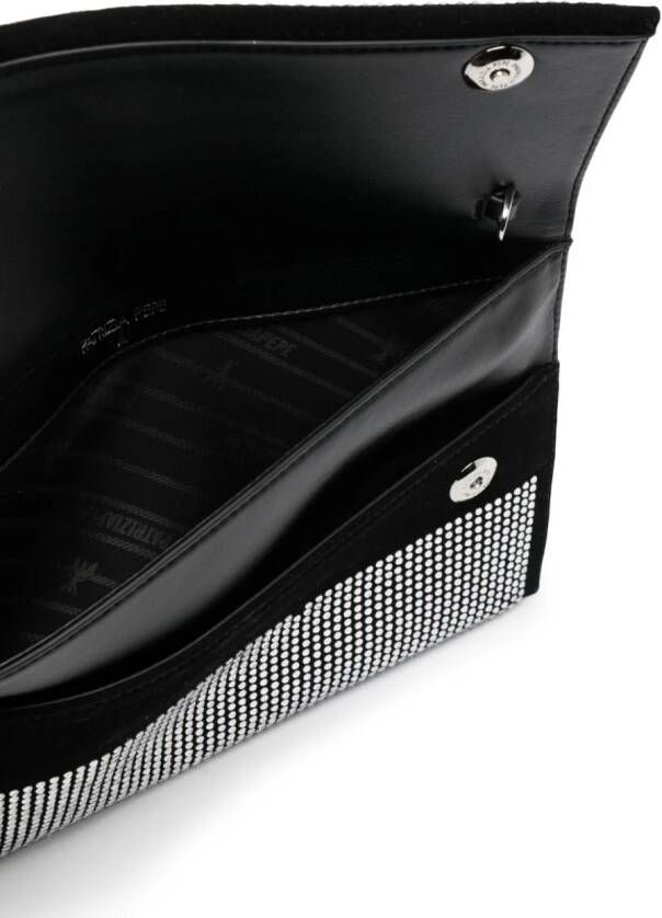 Patrizia Pepe Crossbodytas met stras Zwart