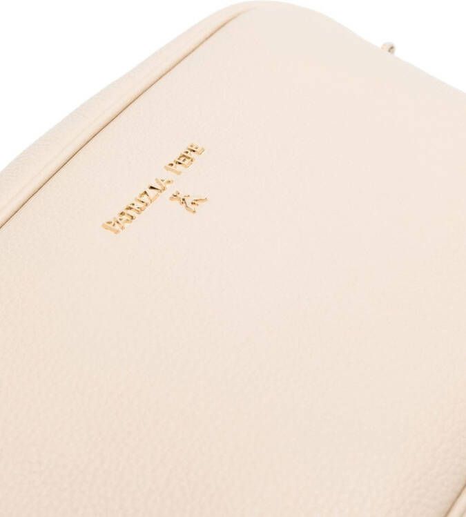 Patrizia Pepe Crossbodytas van kunstleer Beige