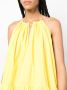 PATRIZIA PEPE Kleed Essentiële oversized jurk Yellow White Dames - Thumbnail 4