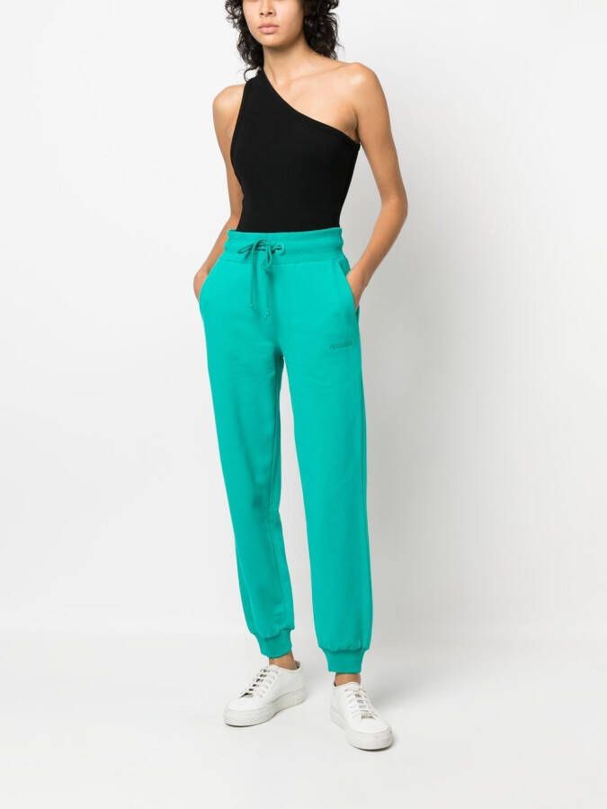 Patrizia Pepe Fleece trainingsbroek Groen