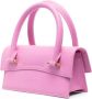 Patrizia Pepe Fly Bamby leren tas Roze - Thumbnail 3