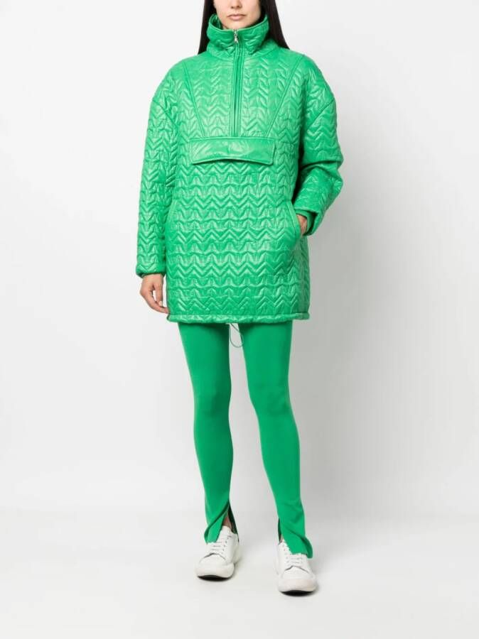 Patrizia Pepe Jack met capuchon Groen