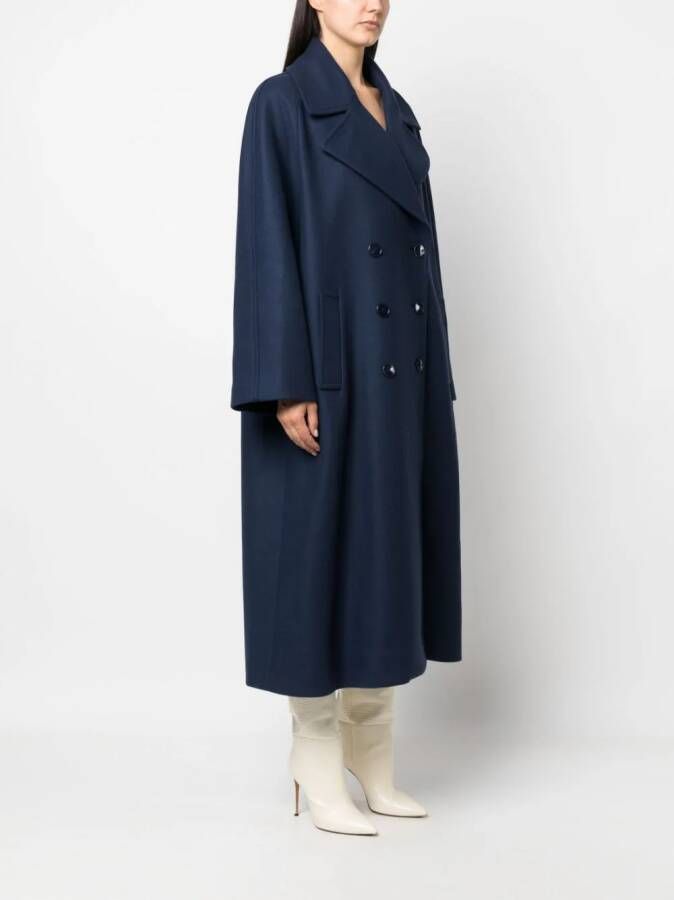 Patrizia Pepe Jas met ceintuur Blauw