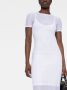 Patrizia Pepe Jurk met korte mouwen Wit - Thumbnail 6