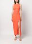 PATRIZIA PEPE Jurk Mouwloze elegante lange jurk Red Dames - Thumbnail 3