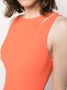 PATRIZIA PEPE Jurk Mouwloze elegante lange jurk Red Dames - Thumbnail 4