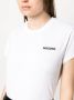 Patrizia Pepe T-shirt met geborduurd logo Wit - Thumbnail 5