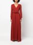 Patrizia Pepe Wikkeljurk met V-hals Rood - Thumbnail 3