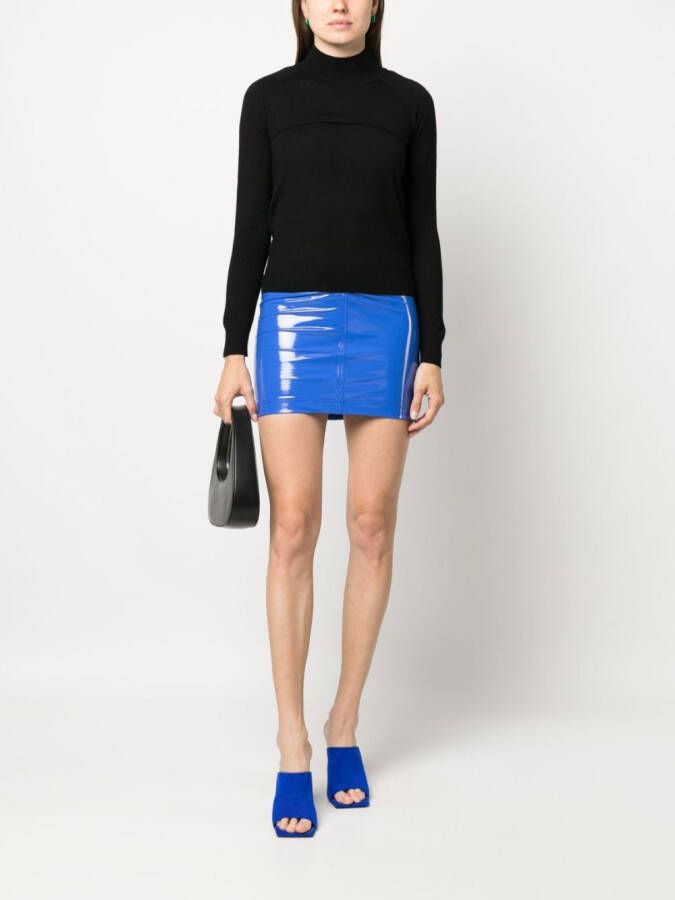 Patrizia Pepe Wollen T-shirt Zwart