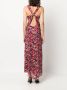 Patrizia Pepe Maxi-jurk met bloemenprint Paars - Thumbnail 4