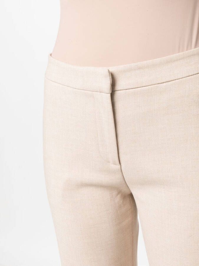 Patrizia Pepe Mid waist broek Beige
