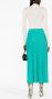 PATRIZIA PEPE Aquatische Geplooide Split Rok Groen Dames - Thumbnail 5
