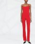 Patrizia Pepe Mouwloze jumpsuit Rood - Thumbnail 2