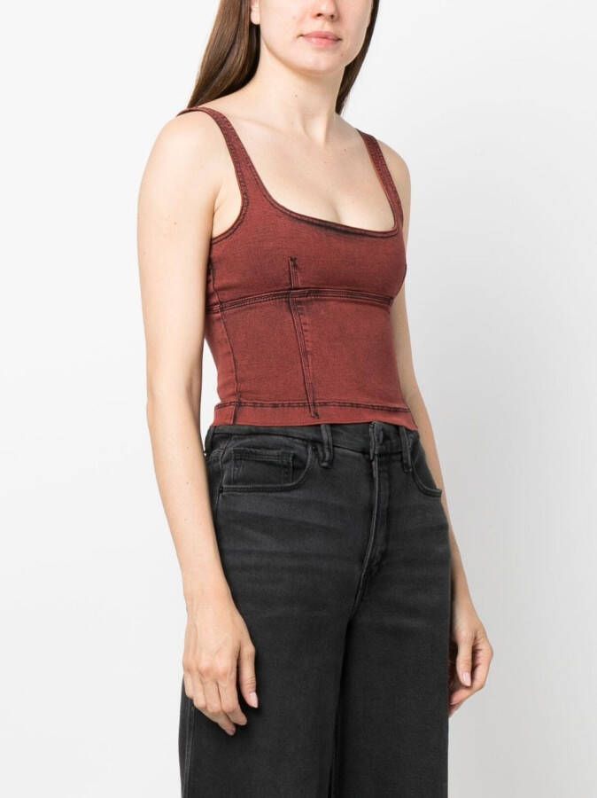 Patrizia Pepe Mouwloze top Rood