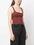 Patrizia Pepe Mouwloze top Rood - Thumbnail 3