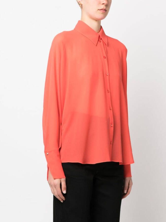 Patrizia Pepe Oversized blouse Oranje