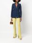 PATRIZIA PEPE Ribgebreide Slim Fit Broek Groen Dames - Thumbnail 3