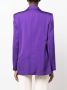 PATRIZIA PEPE Jackets Jas met twee knoppen blazer Black Purple Dames - Thumbnail 4
