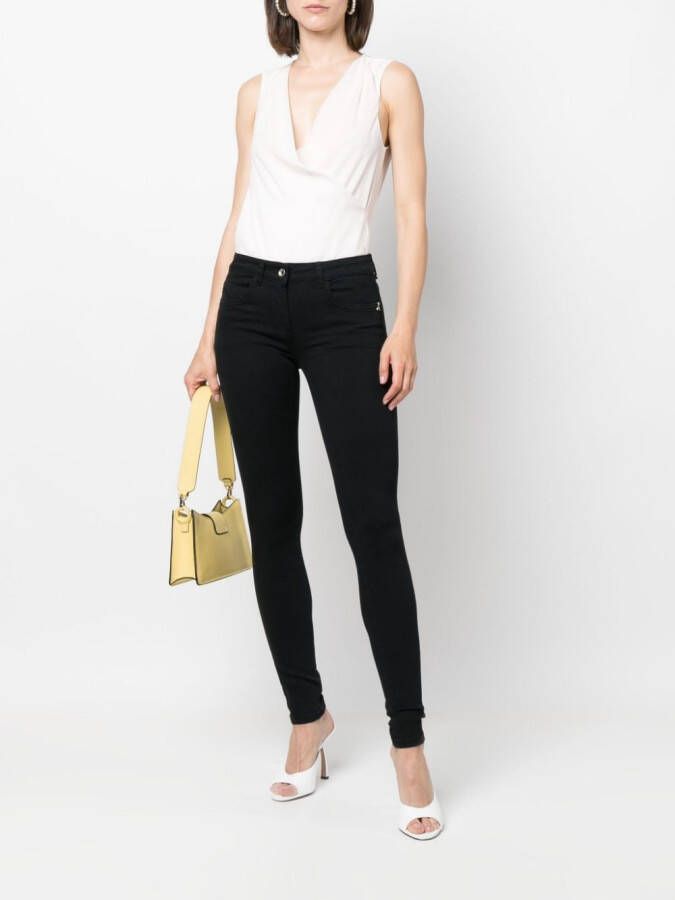 Patrizia Pepe Skinny legging Zwart