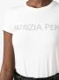Patrizia Pepe T-shirt met logo van stras Wit - Thumbnail 5