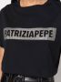 Patrizia Pepe T-shirt verfraaid met stras Zwart - Thumbnail 5