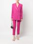 PATRIZIA PEPE Dubbelrijige blazer met vrouwelijke details Roze Dames - Thumbnail 3