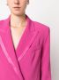 PATRIZIA PEPE Dubbelrijige blazer met vrouwelijke details Roze Dames - Thumbnail 6