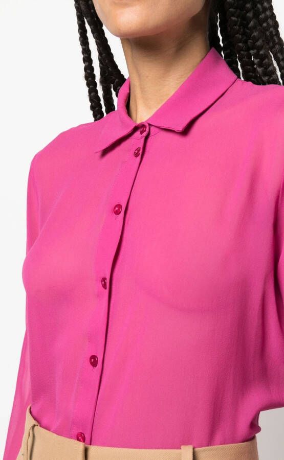 Patrizia Pepe Zijden blouse Roze