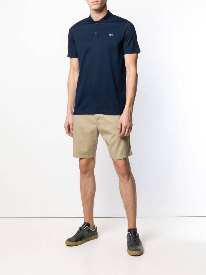 Paul & Shark basic poloshirt Blauw