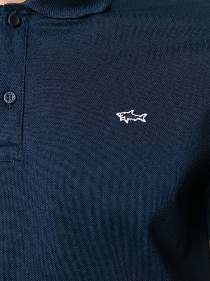 Paul & Shark basic poloshirt Blauw