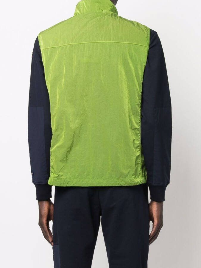 Paul & Shark Bodywarmer met logopatch Groen