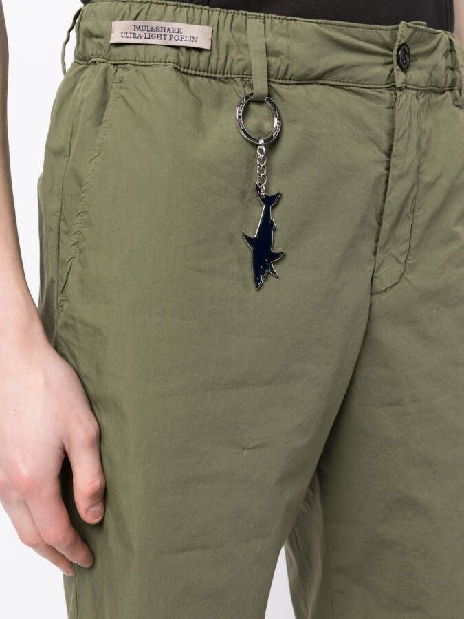 Paul & Shark Chino met elastische taille Groen