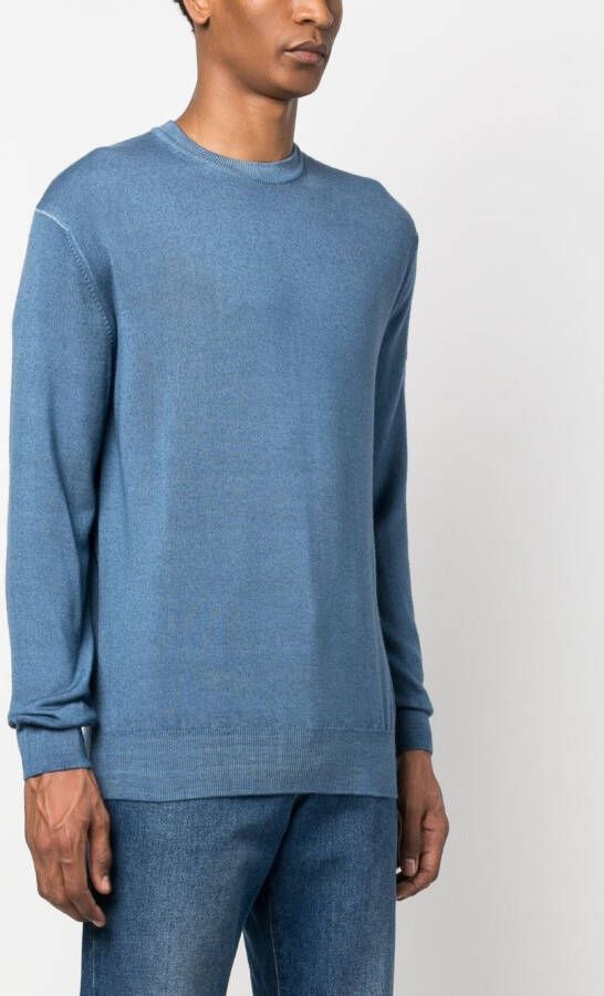 Paul & Shark Fijngebreide trui Blauw
